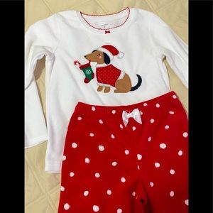 Carter’s- Girl’s Holiday Pajamas- Size 5